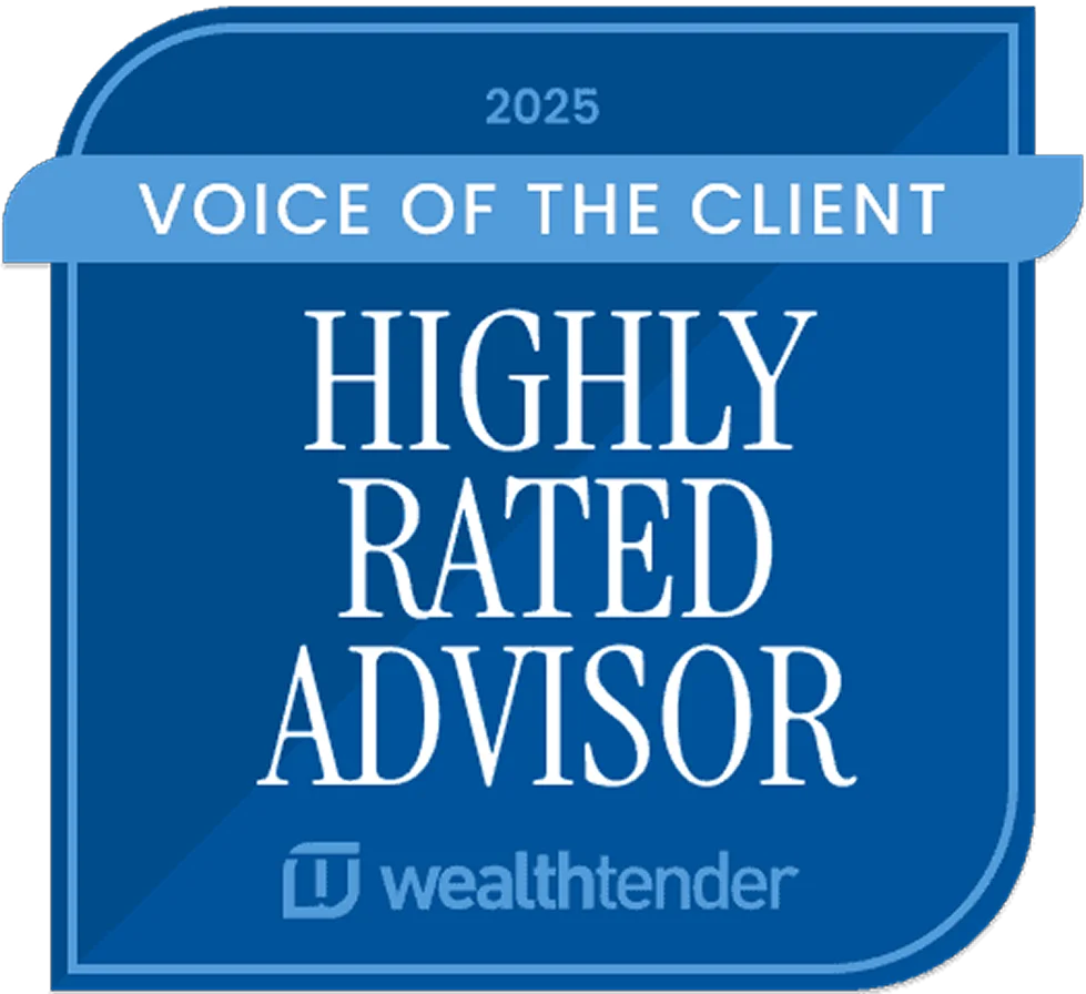 2025 Wealthtender Voice of the Client Highly Rated Advisor award